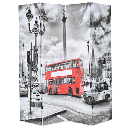 Cloison De Séparation Bus Londonien Noir Et Blanc