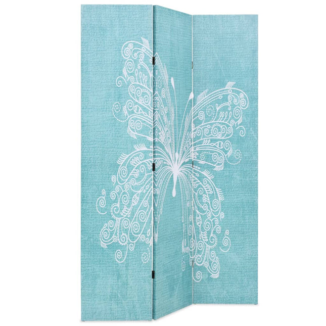 Cloison De Séparation Pliable Papillon Bleu
