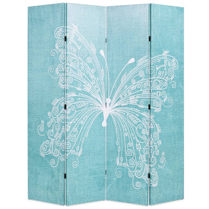 Cloison De Séparation Pliable Papillon Bleu