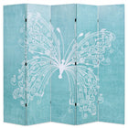 Cloison De Séparation Pliable Papillon Bleu