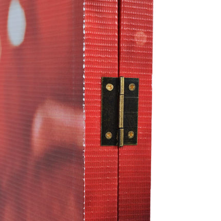 Cloison De Séparation Pliable Rose Rouge