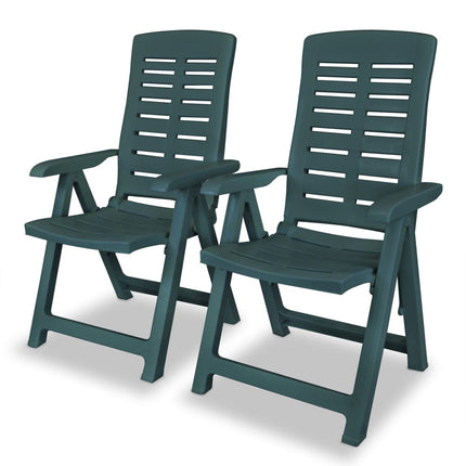 Chaises Inclinables De Jardin Lot De 4 Plastique