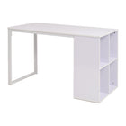 Table D'écriture 120X60X75 Cm Chêne Et Blanc