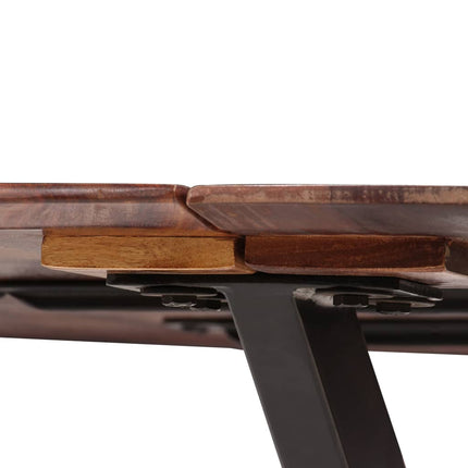 Table À Manger Bois Massif 120X77 Cm