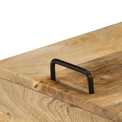 Table De Chevet Bois De Manguier Massif 40X34X47 Cm