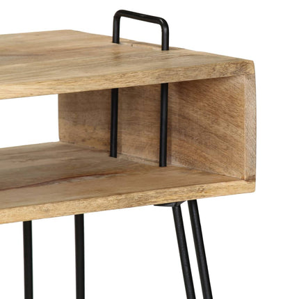 Table Console Bois De Manguier Massif 115 X 35 X 76 Cm