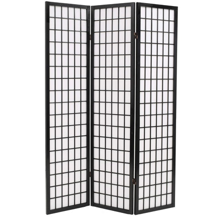 Cloison De Séparation 3 Panneaux Style Japonais 120X170 Cm