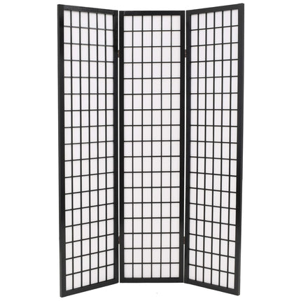Cloison De Séparation 3 Panneaux Style Japonais 120X170 Cm