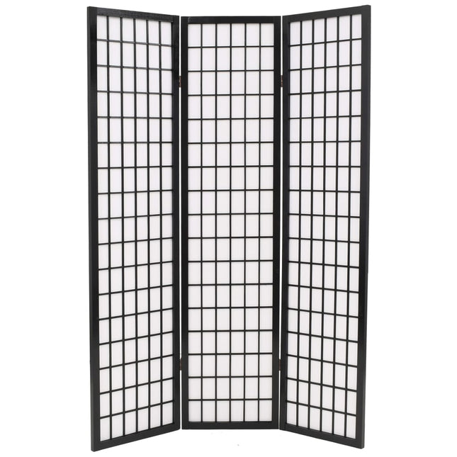 Cloison De Séparation 3 Panneaux Style Japonais 120X170 Cm