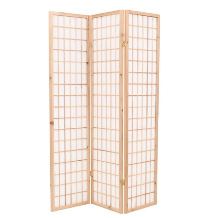 Cloison De Séparation 3 Panneaux Style Japonais 120X170 Cm