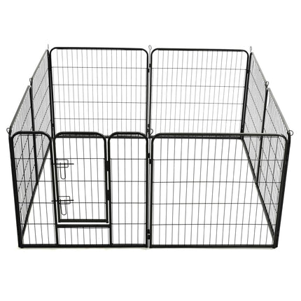 Parc Pour Chiens Acier Noir