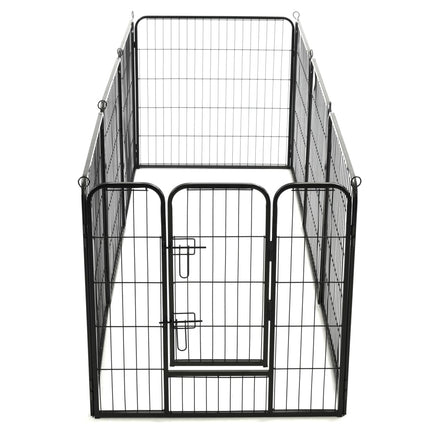 Parc Pour Chiens Acier Noir