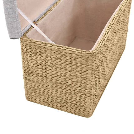 Banc Avec 2 Poufs Jacinthe D'eau