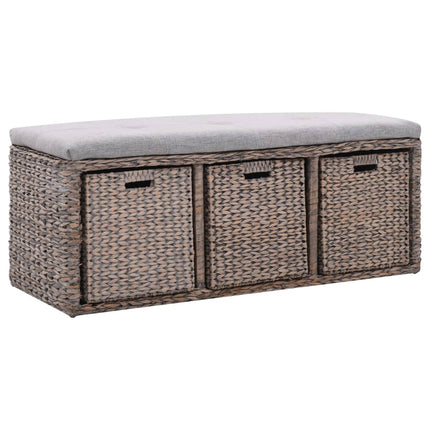 Banc Avec 3 Paniers Jacinthe D'eau