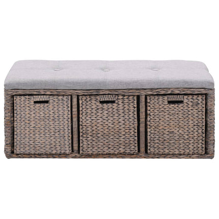 Banc Avec 3 Paniers Jacinthe D'eau