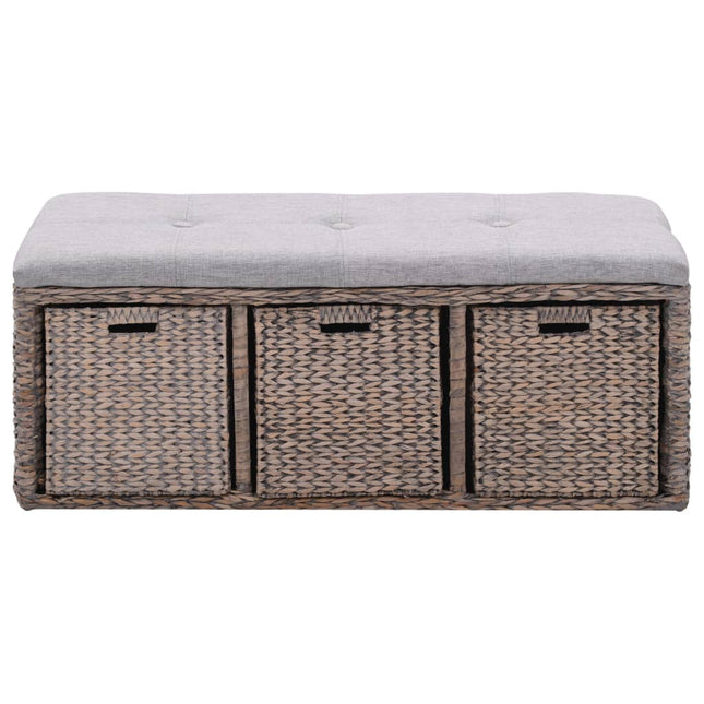Banc Avec 3 Paniers Jacinthe D'eau