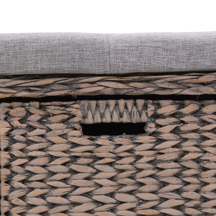 Banc Avec 3 Paniers Jacinthe D'eau