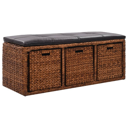 Banc Avec 3 Paniers Jacinthe D'eau