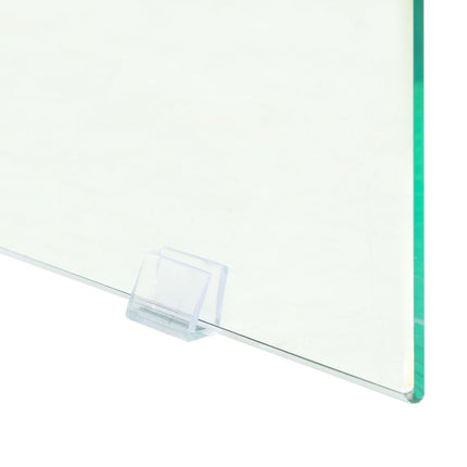 Table Console Mdf Et Verre 120 X 30 X 76 Cm Couleur De Chêne Argent