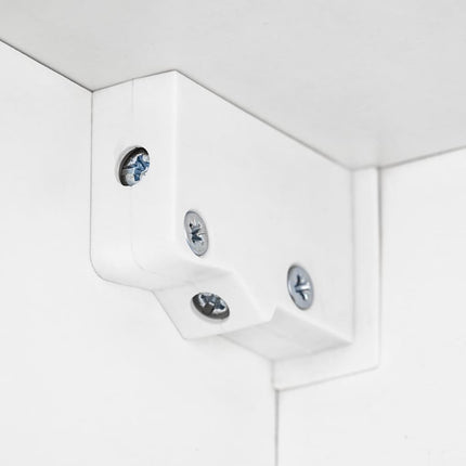 Ensemble Meuble Mural Tv 5 Pcs Lumières Led Haute Brillance