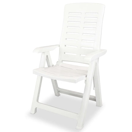 Chaises Inclinables De Jardin Lot De 4 Plastique