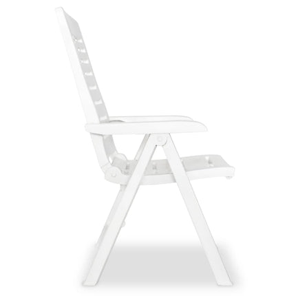 Chaises Inclinables De Jardin Lot De 4 Plastique