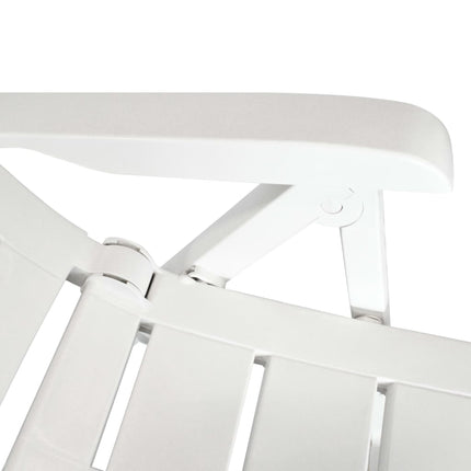 Chaises Inclinables De Jardin Lot De 4 Plastique