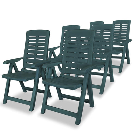 Chaises Inclinables De Jardin Lot De 4 Plastique