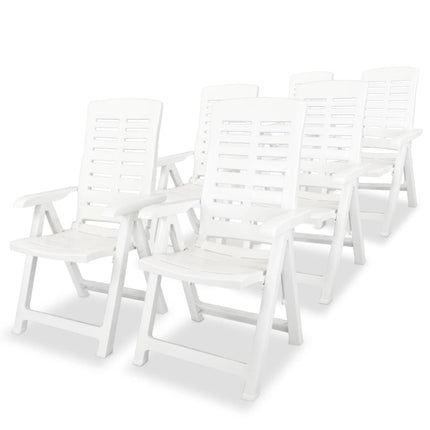 Ensemble À Manger D'extérieur 7 Pcs Plastique