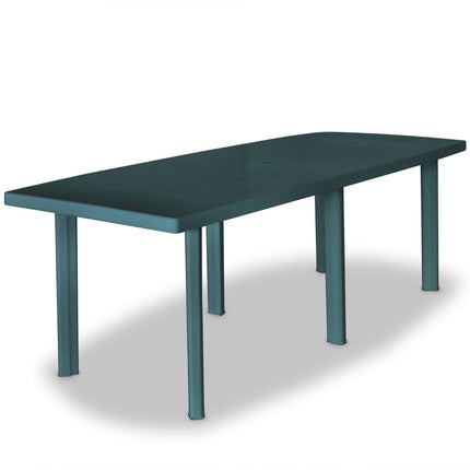 Ensemble À Manger D'extérieur 9 Pcs Plastique