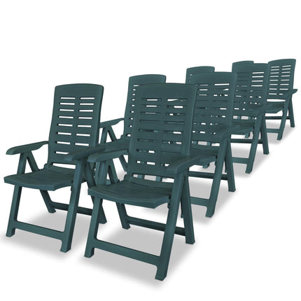 Ensemble À Manger D'extérieur 9 Pcs Plastique