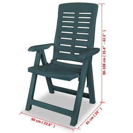 Ensemble À Manger D'extérieur 9 Pcs Plastique
