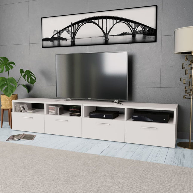 Meubles Tv 2 Pcs Bois D’ingénierie 95X35X36 Cm
