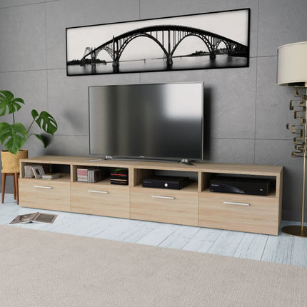 Meubles Tv 2 Pcs Bois D’ingénierie 95X35X36 Cm