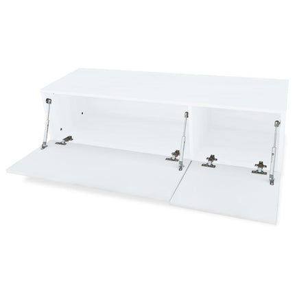 Meubles Tv 2 Pcs Bois D’ingénierie 120X40X34 Cm Brillant