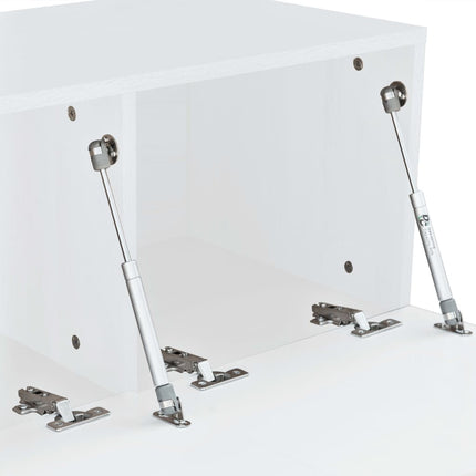 Meubles Tv 2 Pcs Bois D’ingénierie 120X40X34 Cm Brillant