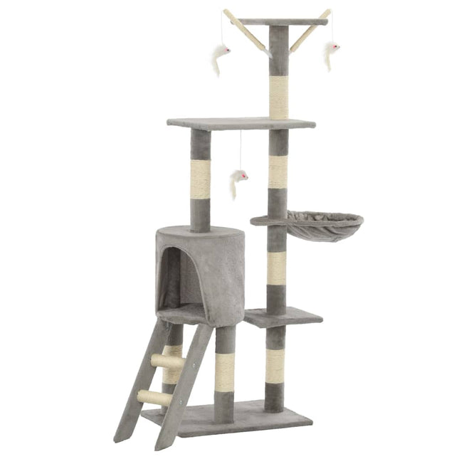 Arbre À Chat Avec Griffoirs En Sisal 138 Cm