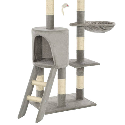 Arbre À Chat Avec Griffoirs En Sisal 138 Cm