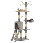 Arbre À Chat Avec Griffoirs En Sisal 138 Cm
