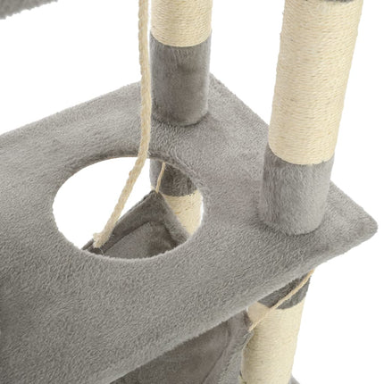 Arbre À Chat Avec Griffoirs En Sisal 140 Cm