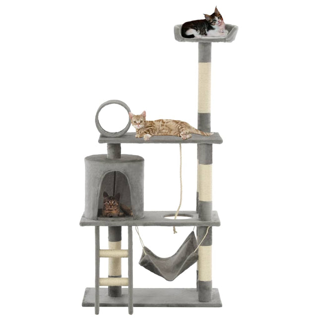 Arbre À Chat Avec Griffoirs En Sisal 140 Cm