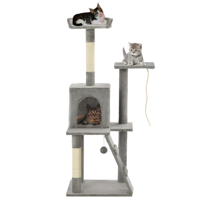 Arbre À Chat Avec Griffoirs En Sisal 120 Cm