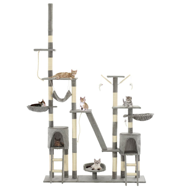 Arbre À Chat Avec Griffoirs En Sisal 230-250 Cm