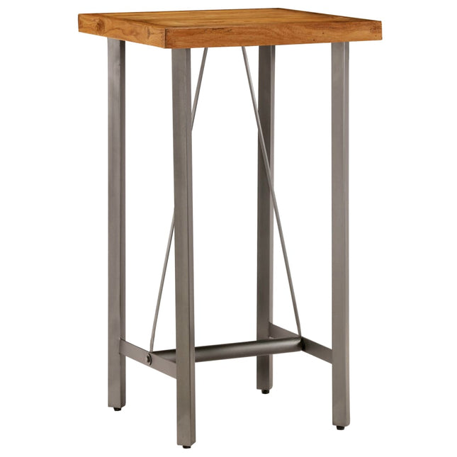Table De Bar Teck Recyclé Massif