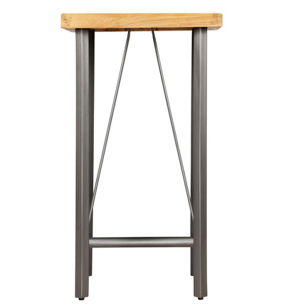 Table De Bar Teck Recyclé Massif