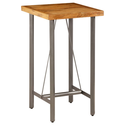 Table De Bar Teck Recyclé Massif