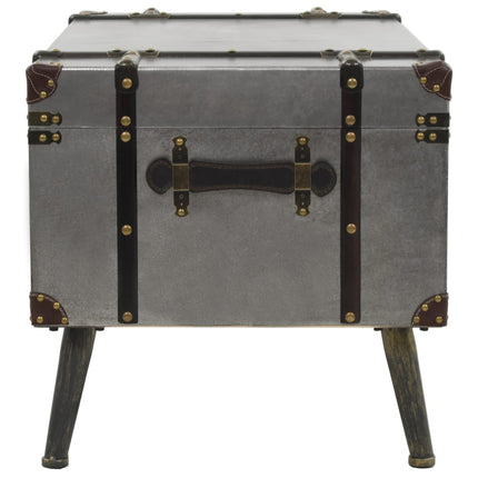 Table Basse Mdf Et Aluminium 102X51X47,5 Cm