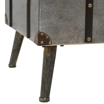 Table Basse Mdf Et Aluminium 102X51X47,5 Cm