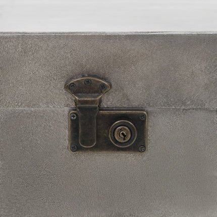Table Basse Mdf Et Aluminium 102X51X47,5 Cm