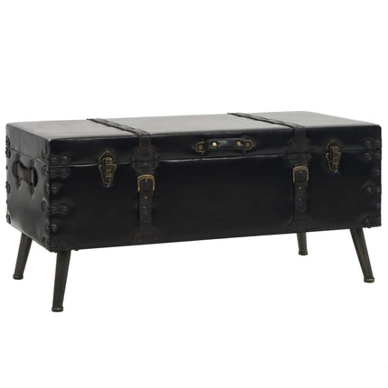 Table Basse Mdf Et Acier 102X51X48 Cm